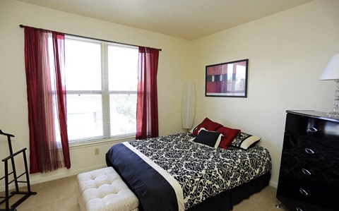 Spacious bedrooms at Villages at Curtis Park in Denver, Colorado